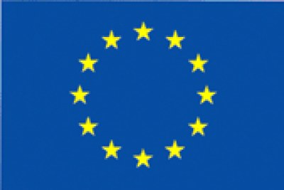Le drapeau de l'Union Européenne.