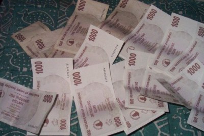 Zimbabwe dollars.