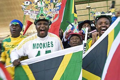 South African soccer fans are gearing up for the World Cup.