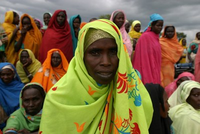 Displaced in Darfur.