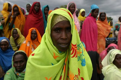 Des déplacés du Darfour.