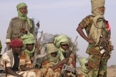 Sudanese Liberation Army rebels in South Darfur State: Four rebel factions have united to prepare for talks with the Sudanese government.
