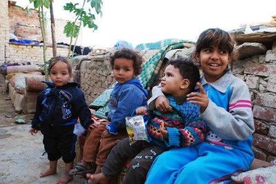 Children in Cairo (file photo).