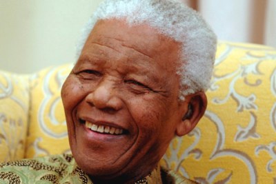 Former president Nelson Mandela.