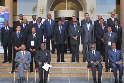 Les chefs d'Etats de la SADC.
