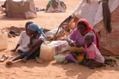 Displaced by conflict (file photo).