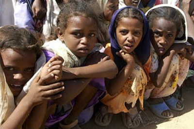 Eritrean refugees in Sudan (file photo).