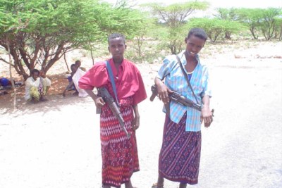 Somali child soldiers (file photo).