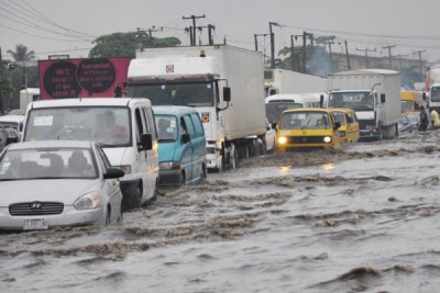 Flooding in Lagos.