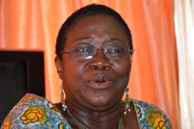 Former Liberian Minister of Agriculture Florence Chenoweth during an interview with AllAfrica.