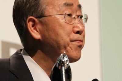 UN general secretary Ban Ki-Moon.