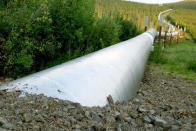 Nigerian oil pipeline.