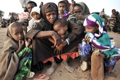 Nouveaux arrivants au camp de réfugiés de Dadaab, dans l'est du Kenya