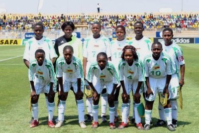 Zimbabwe's women's soccer team, the Mighty Warriors.