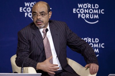 Meles Zenawi, Prime Minister of Ethiopia.