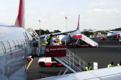 Kenya Airways (file photo).