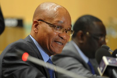 President Jacob Zuma at the African Union Summit in Ethiopia, January 2013.