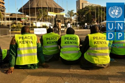Kenyans maintain peace following poll results (file photo).
