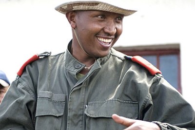 L'ex chef rebelle Bosco Ntaganda fera face aux juges de la Cour Pénale Internationale (CPI) le 2 juin 2015 à la Haye.