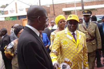 President Robert Mugabe at the National Conference in Gweru 2012