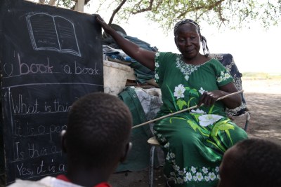 Une enseignante du Sud-Soudan.