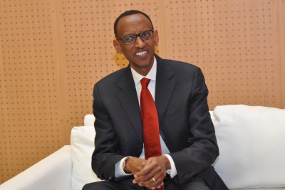 President Paul Kagame of Rwanda (file photo).