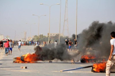 A scene of clashes in Benghazi (file photo).