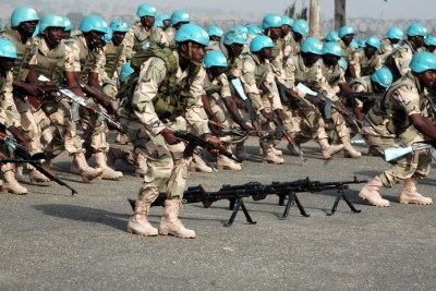 Nigerian troops in Mali