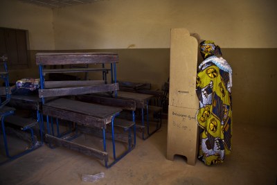 A woman votes in Bourem, a small village in Gao (file photo).