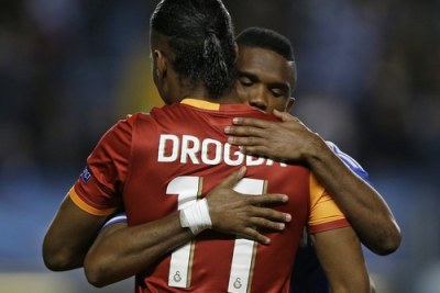 Smuel Eto'o and Didier Drogba