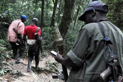 Des rebelles FDLR dans la province de Sud-Kivu en 2009