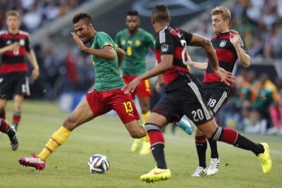 Le Cameroun a tenu en échec l'Allemagne en matche de préparation pour le mondial 2014 (2-2)
