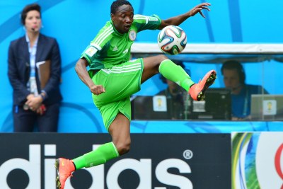 Nigeria's Ahmed Musa.
