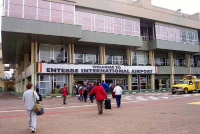 Entebbe International airport.