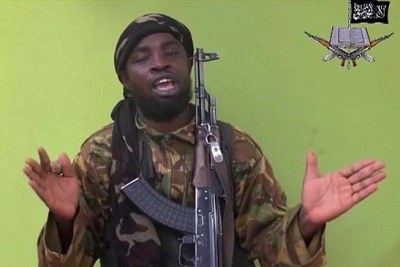 A still from a video release by Boko Haram shows its leader, Abubakar Shekau (file photo).