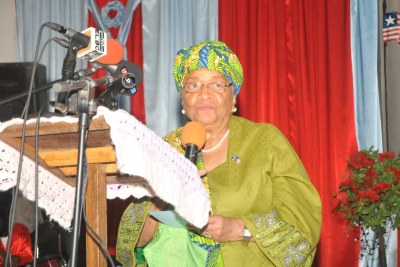 President Sirleaf Ellen Johnson Sirleaf (file photo)