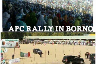 All Progressives Congress rally in Maiduguri for presidential candidate Gen. Muhammadu Buhari (rtd)