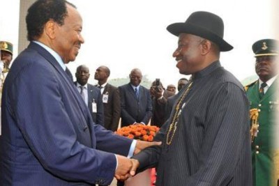 Paul Biya et Goodluck Jonathan