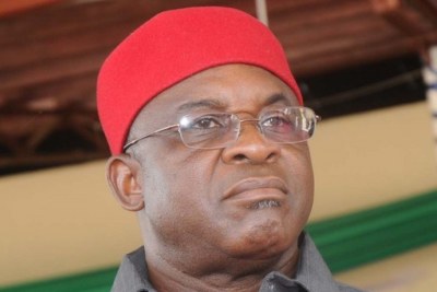 The position is currently being occupied by Senator David Mark of the Peoples Democratic Party.