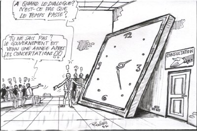 Caricature Dialogue Politique en RDC