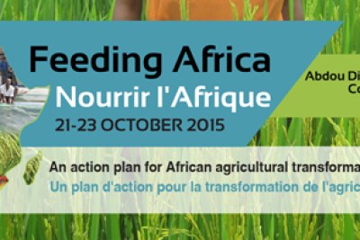 Conférence de haut niveau sur l'agriculture et agro-alimentaire, du 21 au 23 Octobre 2015 au Centre International de Conférence Abdou Diouf (CICAD) à Dakar.