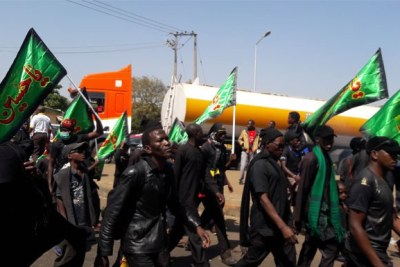 Shiite march in Kaduna.