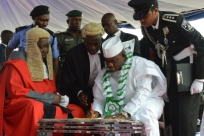 Alhaji Yahaya Bello, sworn in as Kogi State Governor