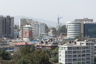 Construction and light rail transport in Addis Ababa are signs of the fast growth of Ethiopia's economy (file photo).