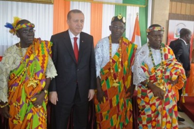 Visite du président turc Recep Tayyip Erdogan
