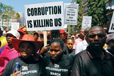 Some citizens blame it on corruption (file photo).