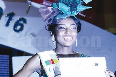 Julie Cheugueu Nguimfack Miss Cameroun 2016