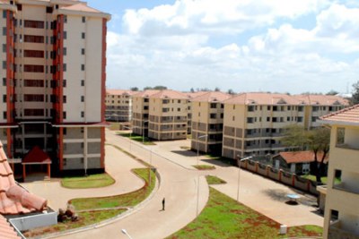 One of the Kenya National Housing Corporation projects in Ngara, Nairobi (file photo).
