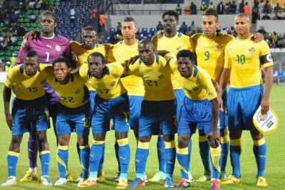 l`équipe des Panthères du Gabon