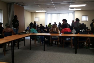 UCT students occupy SRC offices on Upper Campus.